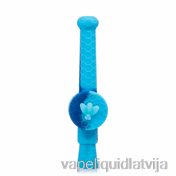 Stratus Reclaimer Medus Dipper Silikona Dab Salmu Marmora Zils (baby Blue / Blue) Vape šķidrums